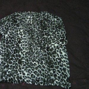Animal Print Blouse (multiple colors available)